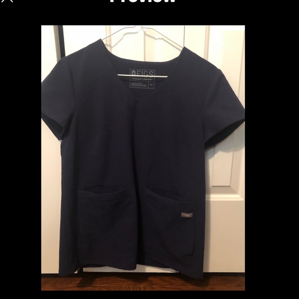 Figs XS navy blue